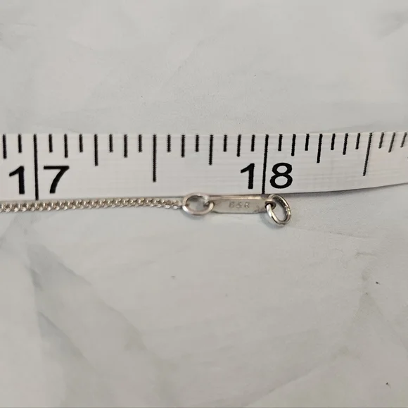 🎀Tiffany & Co. Ribbon Bow Sterling Silver 925 Vintage Pendant Necklace💝 - Picture 15 of 16